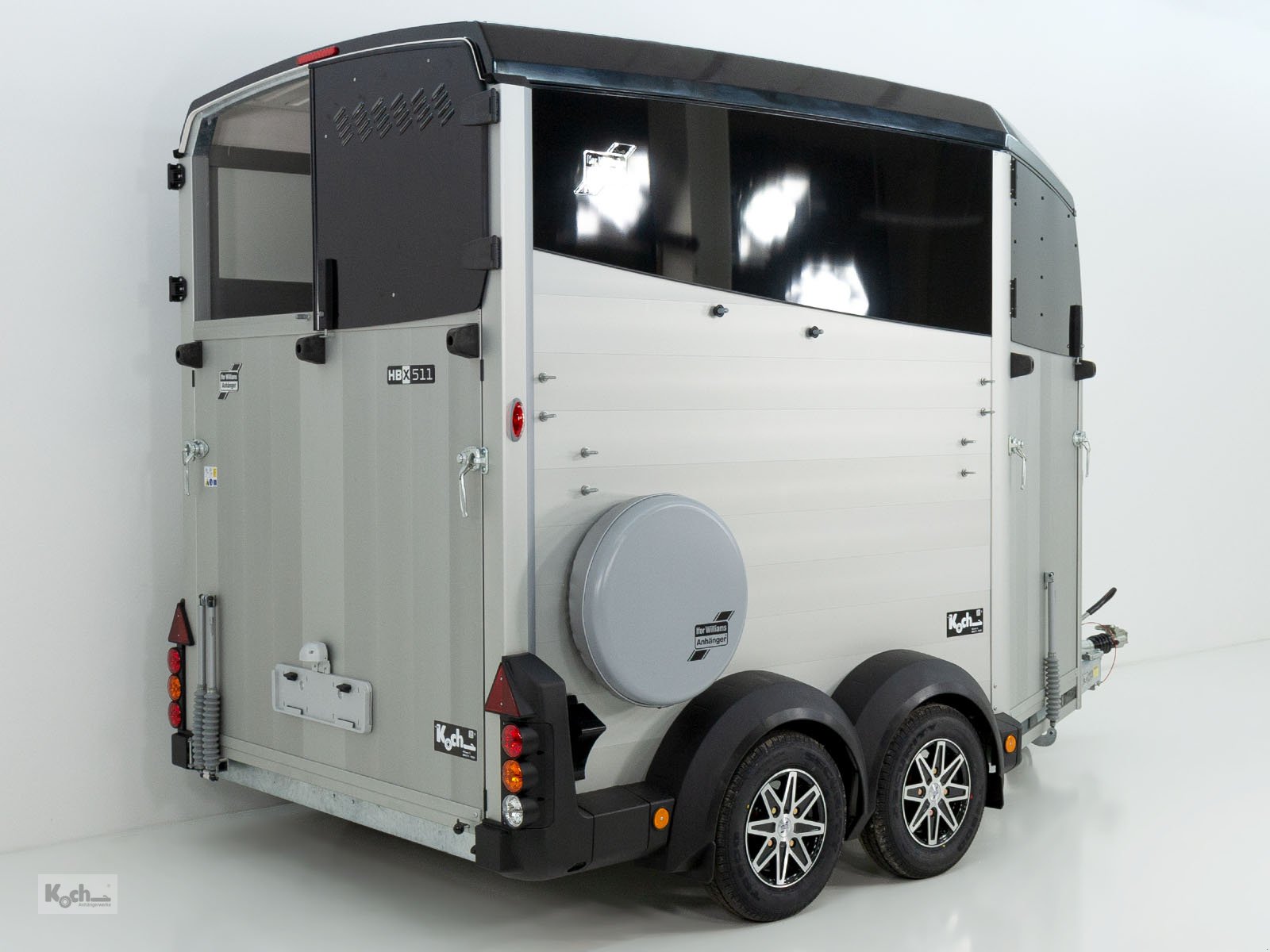 Anhänger typu Ifor Williams Pferdeanhänger HBX 511|Frontausstieg|schwarz (Pf11622093Iw), Neumaschine v Winsen (Luhe) (Obrázek 4)